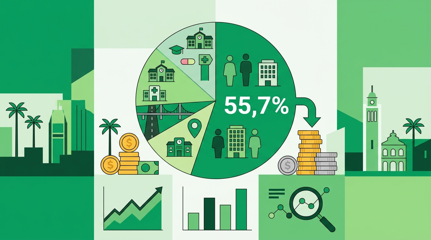Rio Grande gasta 55,7% da receita com pessoal