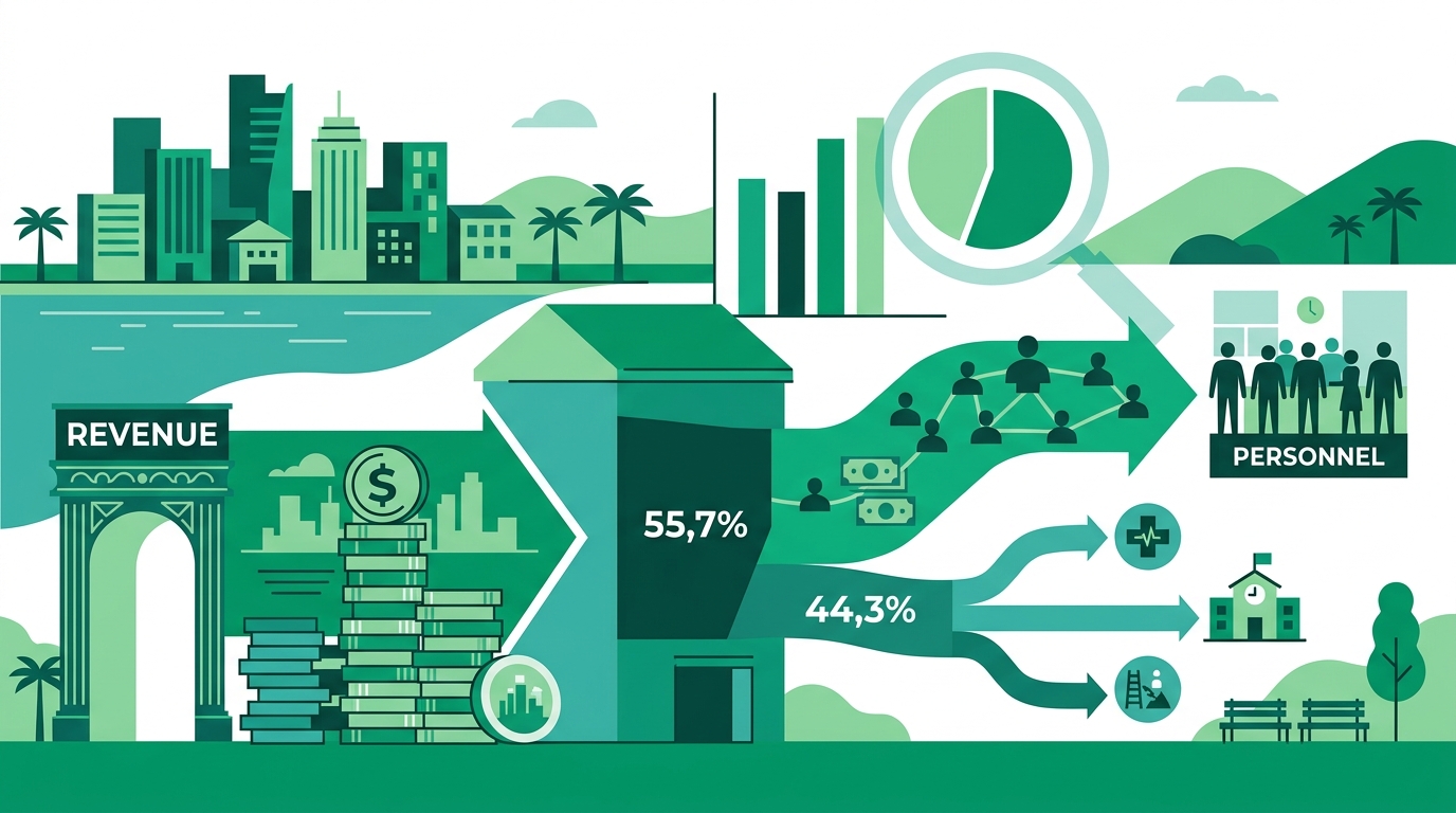 Rio Grande gasta 55,7% da receita com pessoal