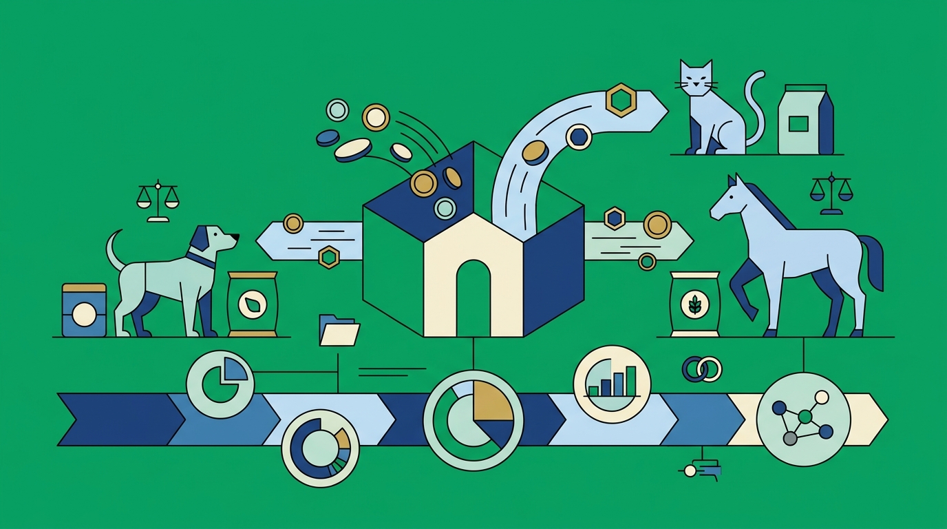 Aquisição de rações e afins, para caninos, felinos e equinos, com fornecimento parcelado, conforme especif…